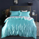 DecorBites™ Luxurious Mulberry Silk Bedding Set for King & Queen Beds