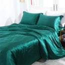DecorBites™ Luxurious Mulberry Silk Bedding Set for King & Queen Beds