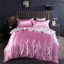DecorBites™ Luxurious Mulberry Silk Bedding Set for King & Queen Beds