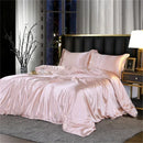 DecorBites™ Luxurious Mulberry Silk Bedding Set for King & Queen Beds