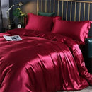 DecorBites™ Luxurious Mulberry Silk Queen Size Bedding Set