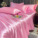 DecorBites™ Luxurious Nordic Silk Bedding Set