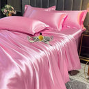 DecorBites™ Luxurious Nordic Silk Bedding Set for Couples