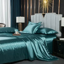 DecorBites™ Luxurious Nordic Silk Bedding Set for Couples