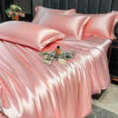 DecorBites™ Luxurious Nordic Silk Bedding Set - Summer Bed Sheet