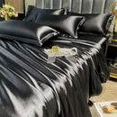 DecorBites™ Luxurious Nordic Silk Bedding Set - Summer-friendly