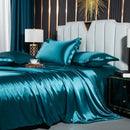 DecorBites™ Luxurious Nordic Silk Bedding Set