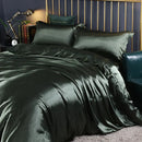DecorBites™ Luxurious Silk Bedding Set: Duvet, Sheets, Pillowcase