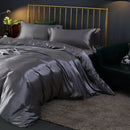 DecorBites™ Luxurious Silk Bedding Set - Solid Color