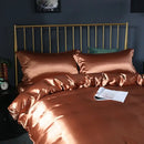 DecorBites™ Luxurious Silk Bedding Set - Solid Color King/Queen/Twin