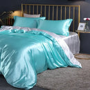 DecorBites™ Luxurious Silk Bedding Set - Solid Color