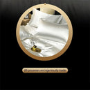 DecorBites™ Luxurious Silk Bedding Set with Sheets