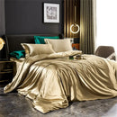 DecorBites™ Luxurious Solid Silk Bedding Set - Multiple Sizes