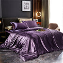 DecorBites™ Luxurious Solid Silk Bedding Set - Various Sizes