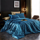 DecorBites™ Luxurious Solid Silk Bedding Set - Various Sizes