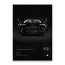DecorBites™ Luxury Car Canvas Wall Art PrintMural