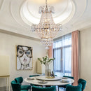 DecorBites™ Luxury Crystal Chandelier Copper Color 7-Light Fixture