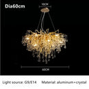 DecorBites™ Luxury Crystal Chandelier for Home Decor