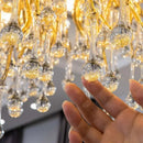 DecorBites™ Luxury Crystal Chandelier for Home Decor