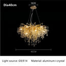 DecorBites™ Luxury Crystal Chandelier for Home Decor