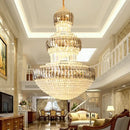 Decorbites luxury crystal chandelier gold dining room multi tiered