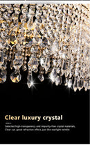 DecorBites™ Luxury Crystal Chandelier Pendant Light Fixture