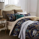 DecorBites™ Luxury Egyptian Cotton Bedding Set - Flamingo Leaf