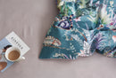 DecorBites™ Luxury Egyptian Cotton Bedding Set - Flamingo Leaf
