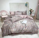 DecorBites™ Luxury Egyptian Cotton Bedding Set - Flamingo Leaf