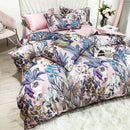 DecorBites™ Luxury Egyptian Cotton Bedding Set - Flamingo Leaf