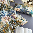 DecorBites™ Luxury Egyptian Cotton Bedding Set - Flamingo Leaf