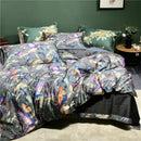 DecorBites™ Luxury Egyptian Cotton Bedding Set - Flamingo Leaf