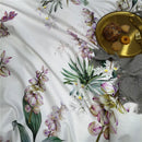 DecorBites™ Luxury Egyptian Cotton Bedding Set - Flamingo Leaf