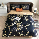DecorBites™ Luxury Egyptian Cotton Bedding Set - Flamingo Leaf