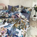DecorBites™ Luxury Egyptian Cotton Bedding Set - Flamingo Leaf