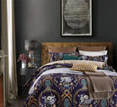 DecorBites™ Luxury Egyptian Cotton Bedding Set - Flamingo Leaf