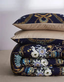 DecorBites™ Luxury Egyptian Cotton Bedding Set - Flamingo Leaf