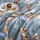 DecorBites™ Luxury Egyptian Cotton Bedding Set - Flamingo Leaf