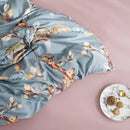 DecorBites™ Luxury Egyptian Cotton Bedding Set - Flamingo Leaf