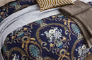 DecorBites™ Luxury Egyptian Cotton Bedding Set - Flamingo Leaf