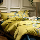 DecorBites™ Luxury Egyptian Cotton Bedding Set - Flamingo Leaf