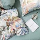 DecorBites™ Luxury Egyptian Cotton Bedding Set - Flamingo Leaf Pattern