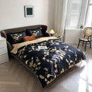 DecorBites™ Luxury Egyptian Cotton Bedding Set - Flamingo Leaf Pattern