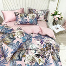 DecorBites™ Luxury Egyptian Cotton Bedding Set - Flamingo Leaf