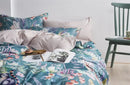 DecorBites™ Luxury Egyptian Cotton Bedding Set - Flamingo Leaf Print