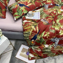 DecorBites™ Luxury Egyptian Cotton Bedding Set - Flamingo Leaf