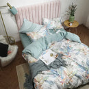 DecorBites™ Luxury Egyptian Cotton Bedding Set - Flamingo Leaf