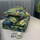 DecorBites™ Luxury Egyptian Cotton Bedding Set - Flamingo Leaf