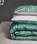 DecorBites™ Luxury Egyptian Cotton Bedding Set - Flamingo Leaf