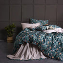 DecorBites™ Luxury Egyptian Cotton Bedding Set - Flamingo Leaf